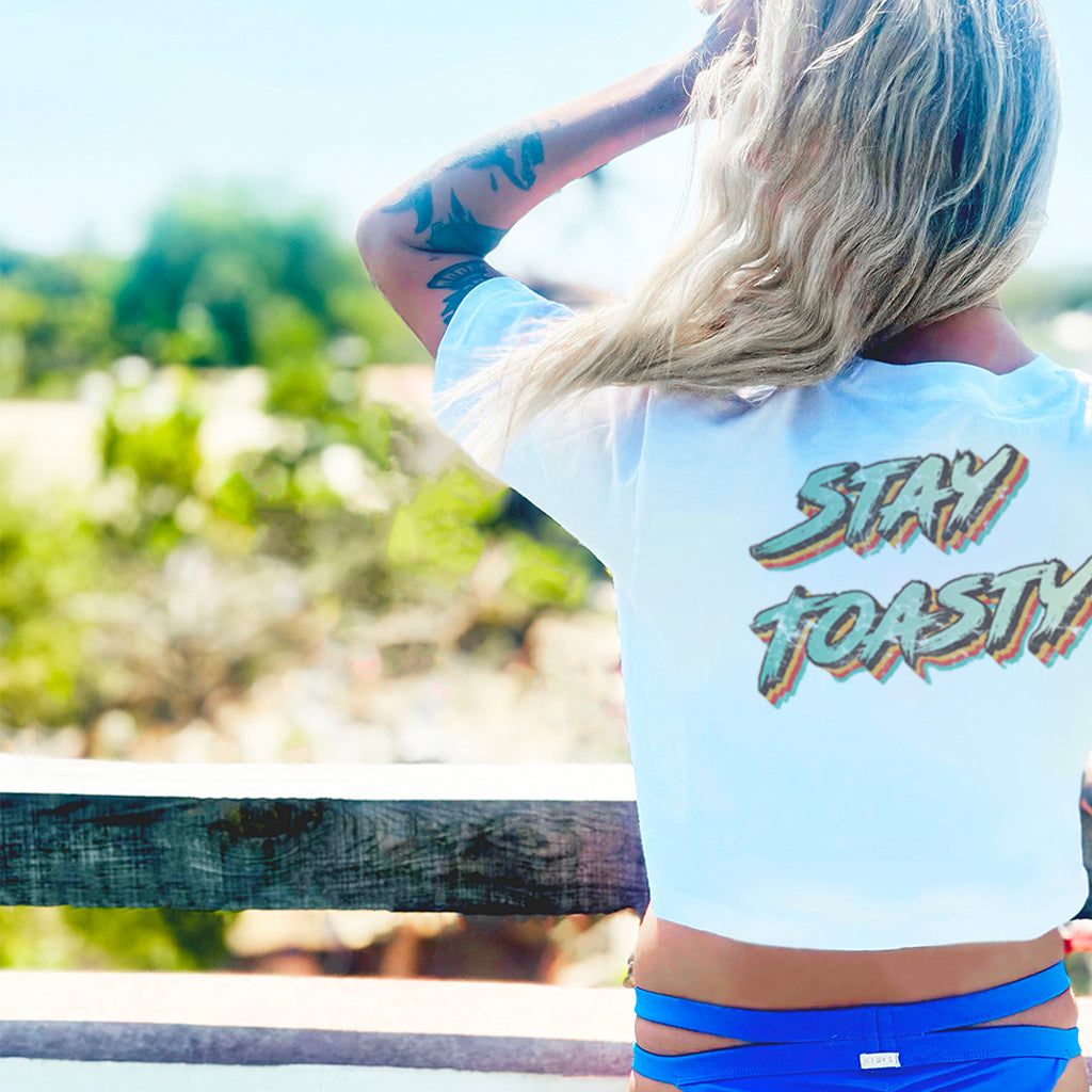 Vintage Toast Crop Top