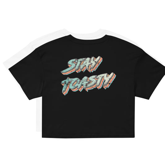 Vintage Toast Crop Top